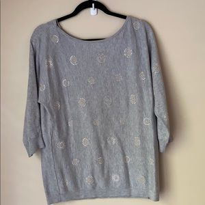 White House|Black Market grey sweater